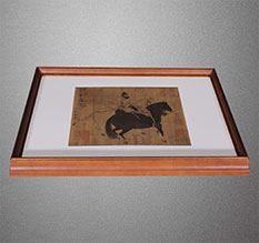 银川书画装裱配框服务案例